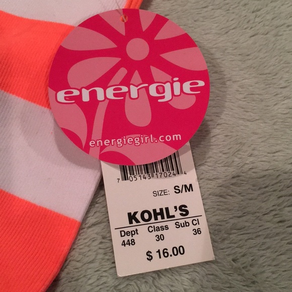Débardeur Energie Girls – Rayures Noir/rose Vif/jaune, Taille S/M, Neuf Avec étiquettes